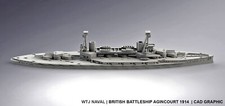 1:1250 HMS Agincourt 1914