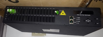 High Power 20dBm 1550nm 4-Port EYDFA Fiber Amplifier FTTx PON WDM LC/APC