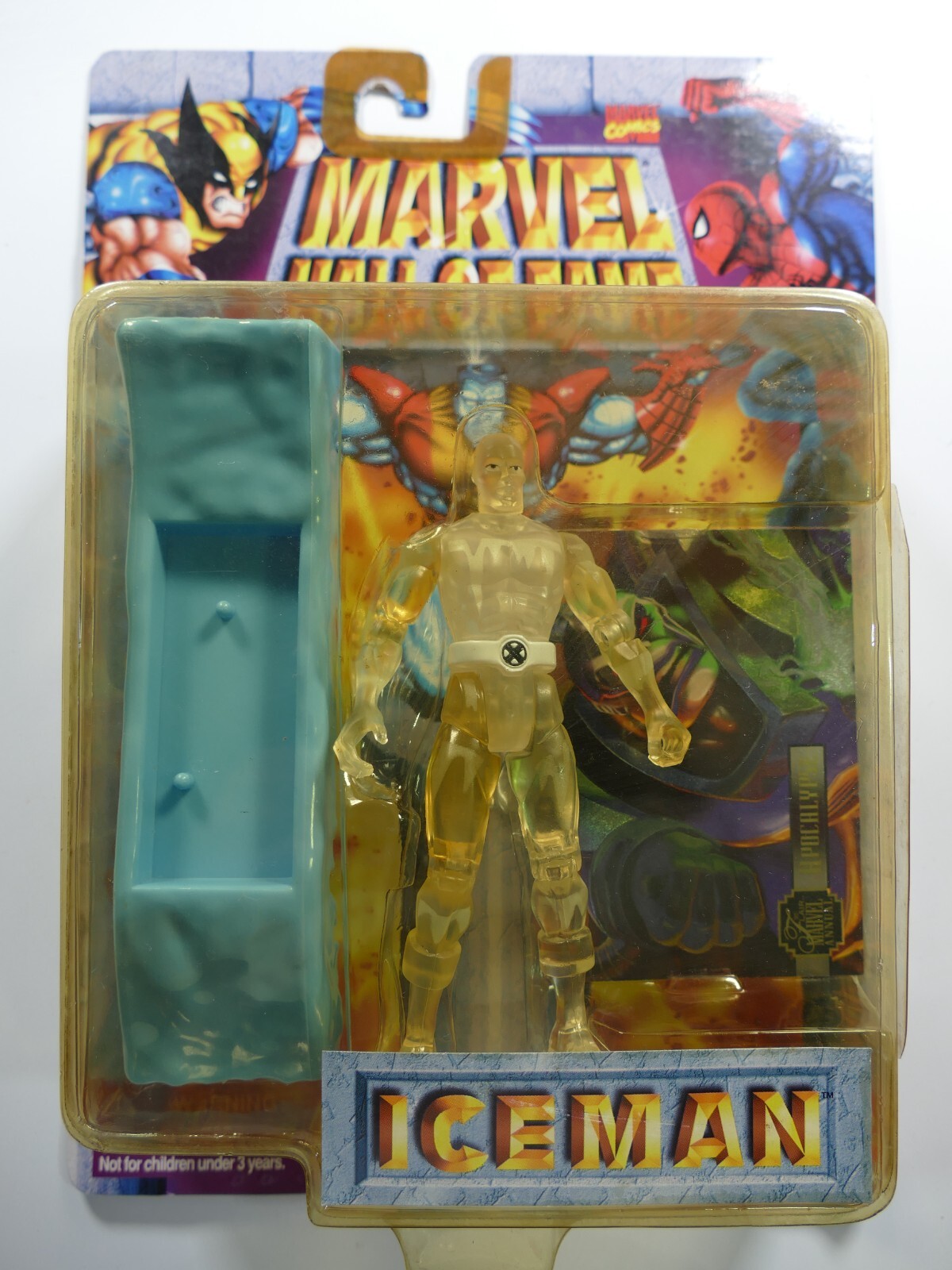 Marvel Hall of Fame 5"" Iceman Action Figure Toy Biz 1996 BNOC