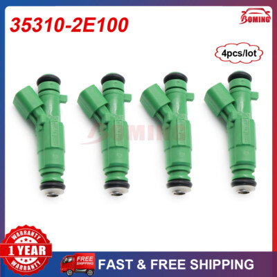 4x New 35310-2E100 Fuel Injector Fits for HYUNDAI ELANTRA 1.8L L4 2011-2014