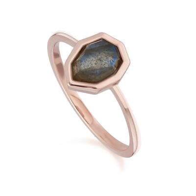 Bracciale in argento sterling, placcato oro rodiato e oro rosa, regolabile 17+3 cm - Italia