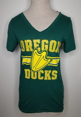 Victoria s Secret Pink Oregon Ducks Bling Graphic T Shirt Small 