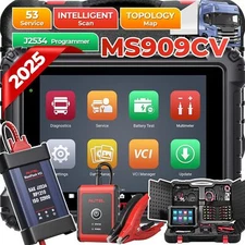 2025 Autel MaxiSYS MS909CV Upgraded MS908CV Heavy Duty Truck Diagnostic Program