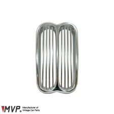 MVP BMW E10 1602-2002tii Early All-Silver Aluminum Grille Center 51131801577