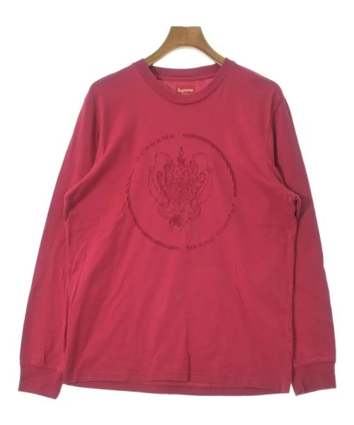 T shirt Supreme / Coupe et cousu rose M 2200470543054