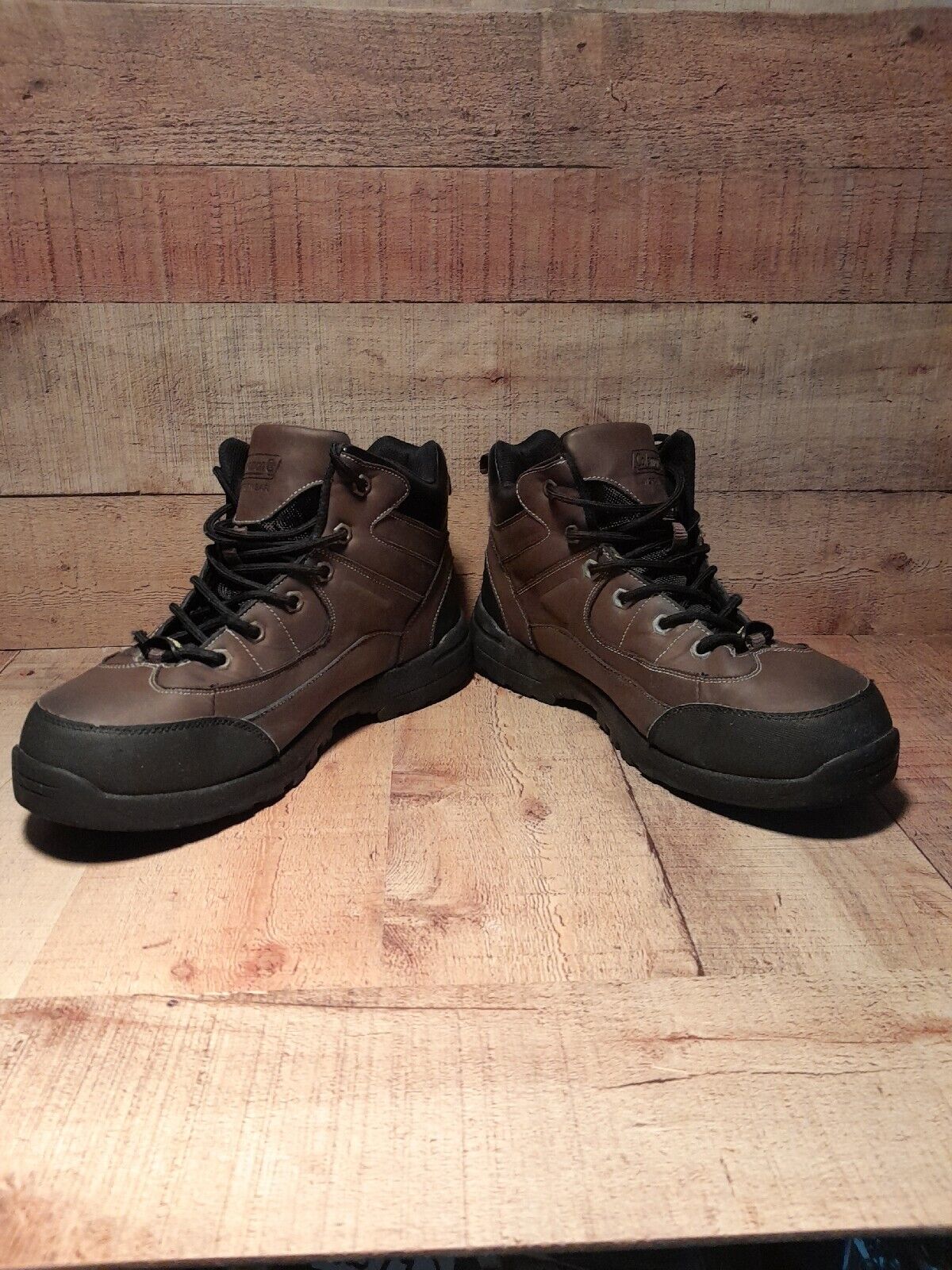 Coleman Lace Up Boot Mens Size 11 Brown Steel Toe… - image 5