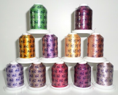 EMBROIDERY THREAD ROBISON-ANTON RAYON/POLY, PACESETTER & SIGNATURE 