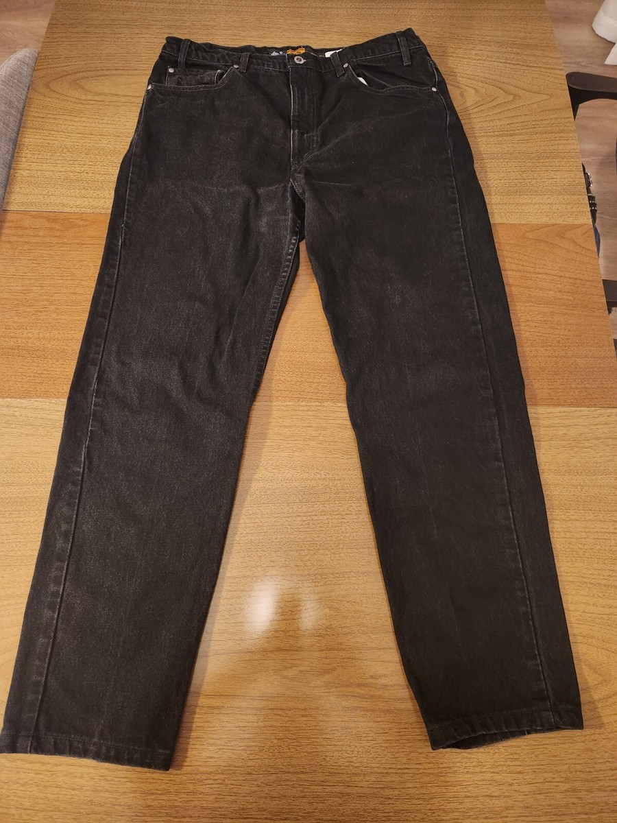 Vintage Levis SilverTab Black Denim Jeans Straight And