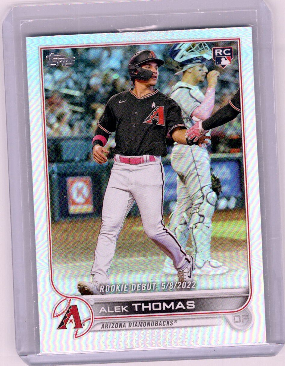 2022 Topps Update Alek Thomas #US282 Rainbow Foil Arizona Diamondbacks