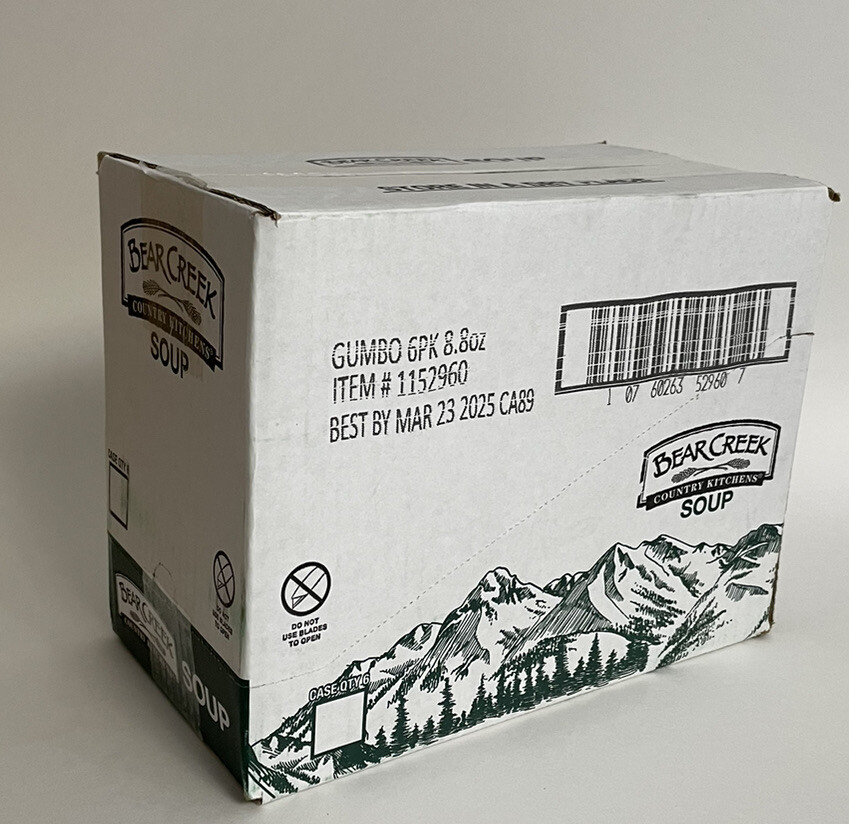 6 Pack Bear Creek Hearty Gumbo Soup Mix 8.8 Oz Pouch Bags eBay