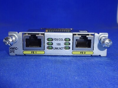 CISCO SYSTEMS HWIC-2FE ROUTER HIGH-SPEED WAN INTERFACE CARD #GK6739