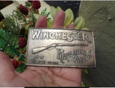 Classic Vintage Winchester Repeating Arms Belt Buckle