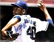 Odrisamer Despaigne San Diego Padres Signed 8x10 Photo LOM COA (PH1464)