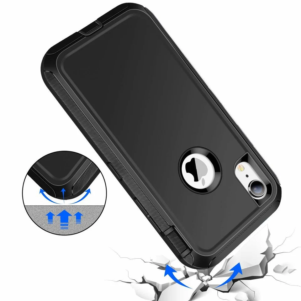 适用于 iPhone 15/11/12/13/14 max PLUS XR Defender 保护壳 冲击混合保护套 — 第 3/4 张图片