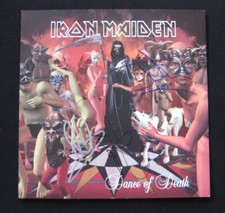 IRON MAIDEN SIGNÉ Dance of Death Flat Nicko McBrain Dave Murray Janick Gers