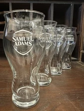 Set of 4 Samual Adams 16 oz. beer glasses