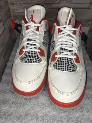 Size 8.5 - Jordan 4 Retro 1999 White Black Red for sale online | eBay