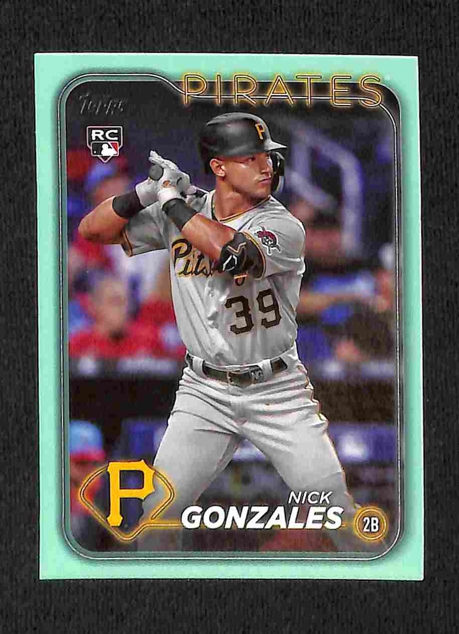 2024 Topps Series 1 - Nick Gonzales #168 Aqua (RC)