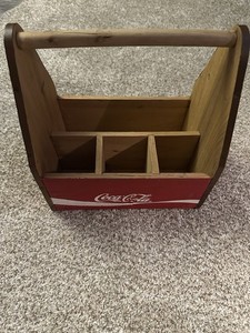 Vintage Wooden Antique Coca Cola Utility Tray From The Coke Store Promotional