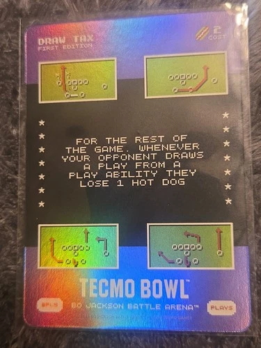 Bo Jackson\'s Battle Arena Draw Tax Bonus Play Foil Bpl9! Rare SSP