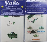 Yahu YMA7256 A6M3 Mitsubishi Green 1/72 Instrument Panel