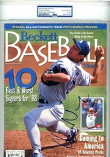 Hideo Nomo signed 8 10 photo PSA slab holder COA Dodgers Shohei Ohtani