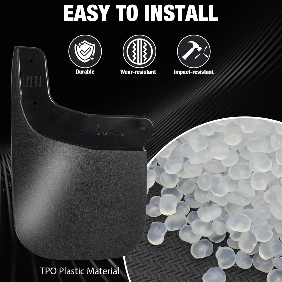 Брызговики передние задние для Chevrolet Colorado GMC Canyon 2015-2022 4x - Изображение 4 из 4