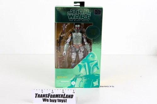 Boba Fett Carbonized 40th Anniversary Black Series Star Wars