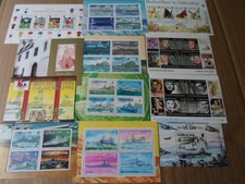 Collection lot 12 different mint sheets of Gibralter 1993-1997 issues