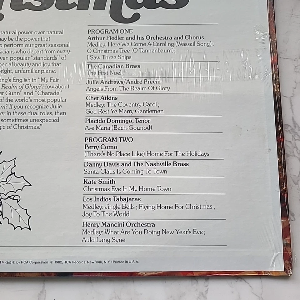 The Magic Of Christmas 1982 NEW Sealed Vinyl Record Album RCA LP Julie Andrews - Image 4 of 4