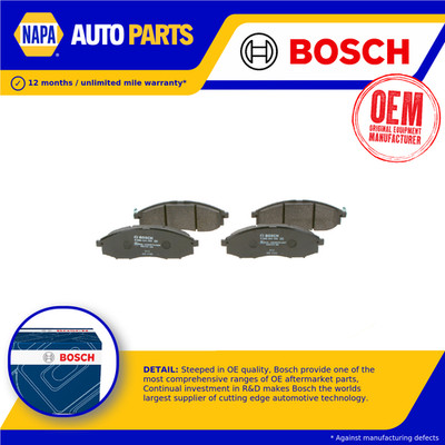 Brake Pads Set fits NISSAN NAVARA D22 2.5D Front 02 to 08 Bosch D1060VK100 New