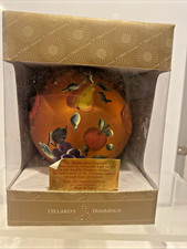 Dillard s Trimmings Ball Ornament Blown & Hand Painted In Italy Artist Signed