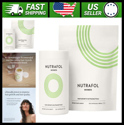 Nutrafol Women's Hair Growth Supplements 2 Month Supply Pack of 2