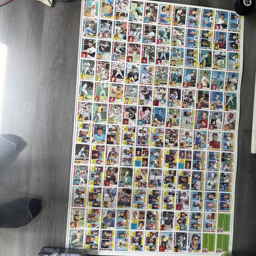 1984 Topps Baseball Uncut Sheet 132 Cards Ryan Rose +++ - Picture 6 of 9