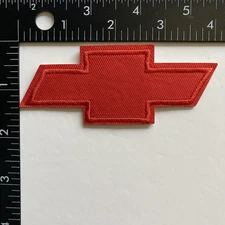 Chevy Chevrolet Embroidered Iron On Patch Red