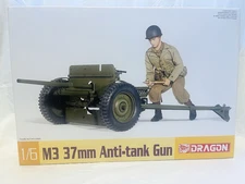 Dragon 1/6 Scale M3 37mm Anti-tank Gun Model Kit 75029