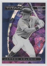 2021 Panini Chronicles Titan Blue Ice Prizm 22/25 Jarred Kelenic #7 0vf5
