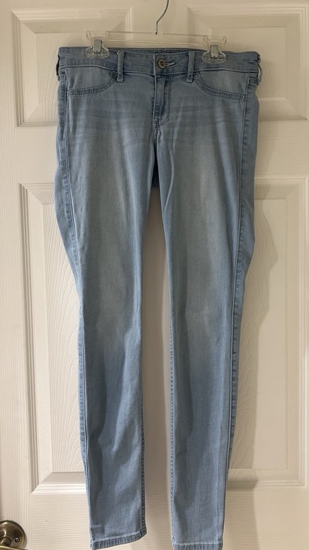 Hollister Jeans Juniors Size 3R W26 L29 Stretch Denim Light Blue