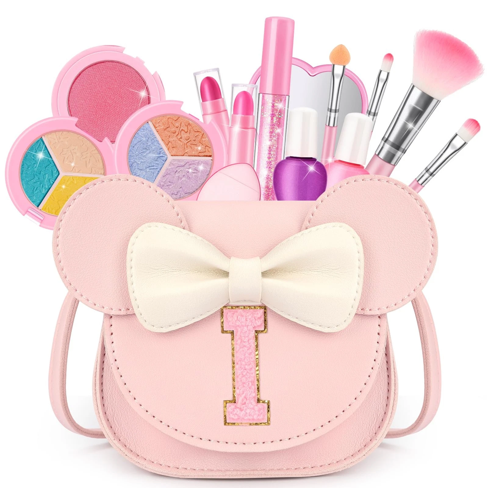 Makeup Kit for Girls - 15 Pcs Real Washable Make Up Set - Non Toddlers Cosmet...