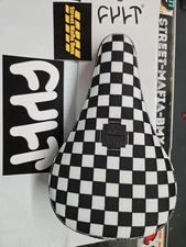 CULT VANS slip-on CHECKER BOARD PIVOTAL SEAT Fit BMX BIKE s&m SE GT DK Haro NEW!