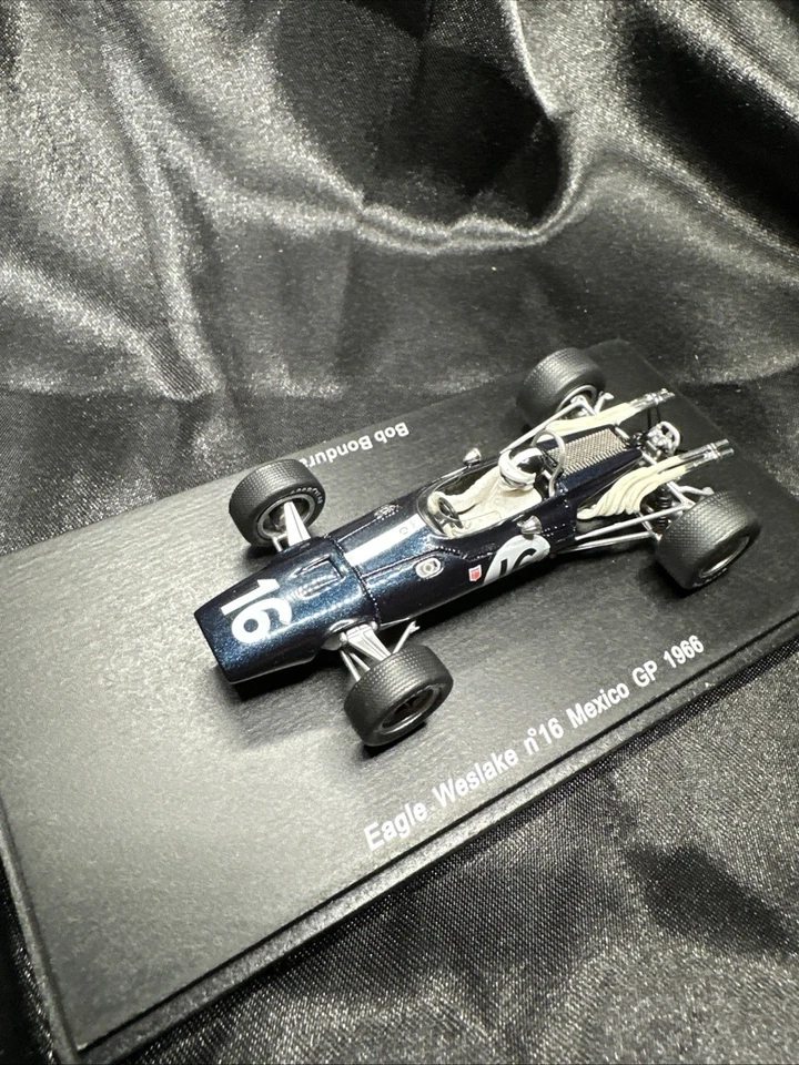 SPARK 1/43 S1622 Eagle MK1 Weslake #16 Mexico GP 1966 Bob Bondurant USA Boxed - Image 2 of 4