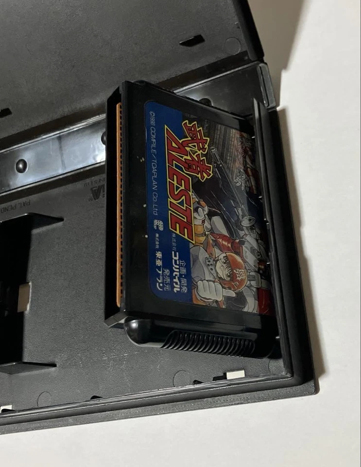 Sega Musha Aleste Mega Drive Game Cartridge Japan Version with Manual - Image 4 of 4