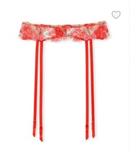 Victoria Secret Floral Embroidered Garter Belt Multicolor Size XS/S NWT