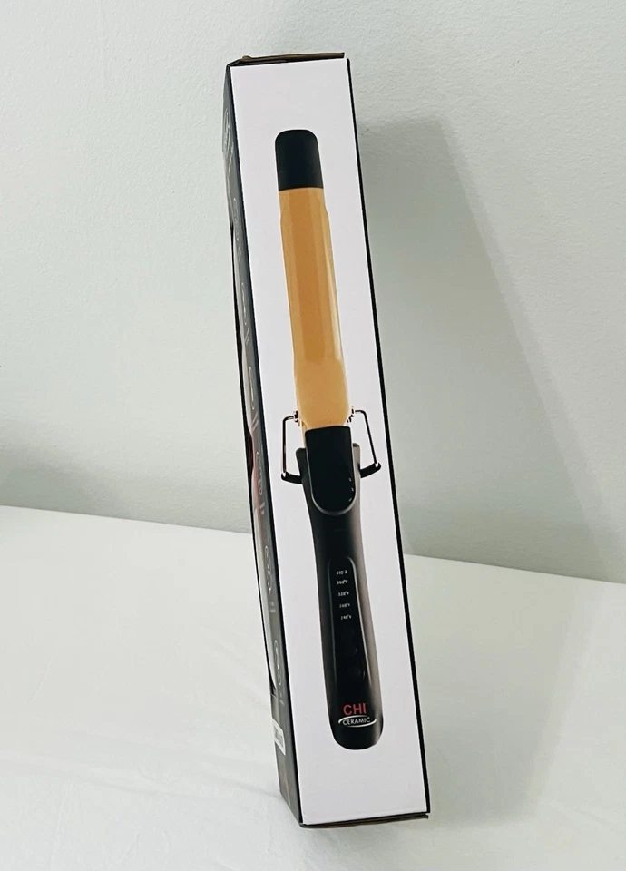 CHI Ceramic Tourmaline 1" Curling Iron Carbon Black Brand New Sealed - Image 2 of 4