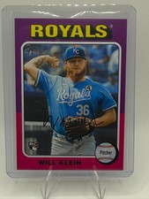 2024 Topps Heritage High Number Will Klein #723 Kansas City Royals RC SP