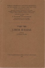 Liber Jesaiae - H. P. Rüger (Wurttembergische Bibelanstalt Stuttgart)