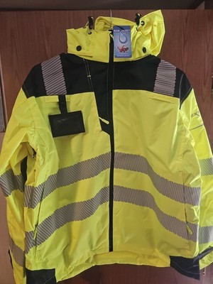 Hi Viz Rain Jacket  Size Xl