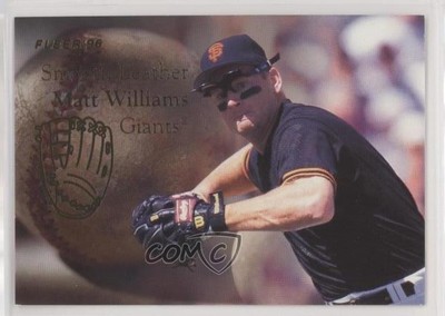 1996 Fleer Update Smooth Leather Matt Williams #10 xz4