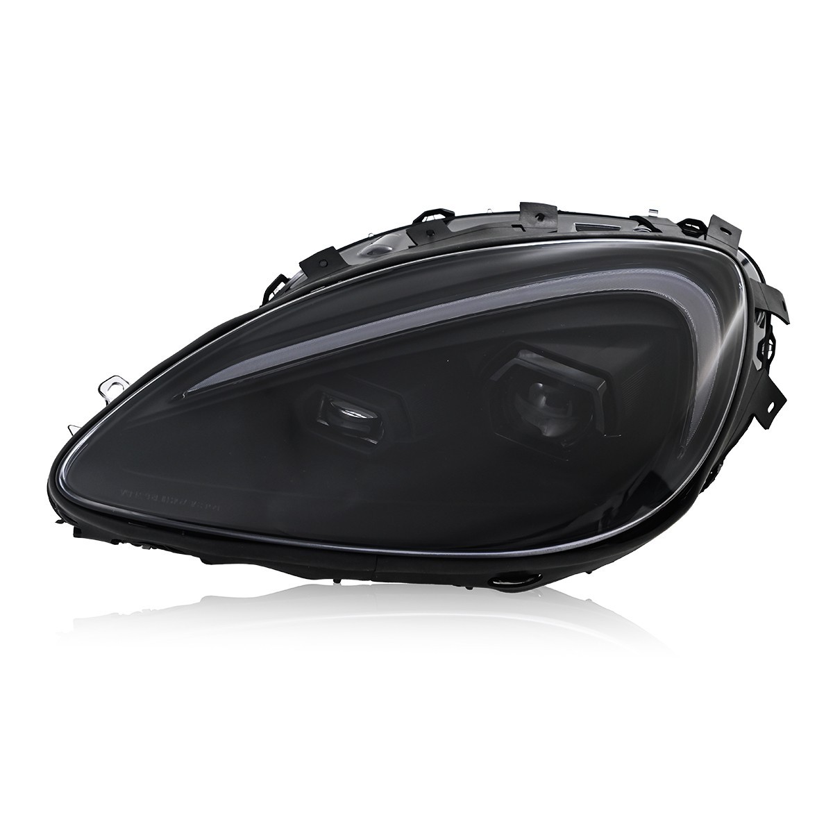 TT-ABC For 05-13 Chevy Corvette C6 Led Projector Headlight DRL Sequential Signal