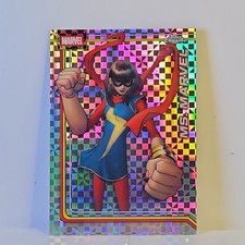 2026 Topps Chrome Marvel Ms. Marvel #83 X-Fractor Refractor Kamala Khan Card